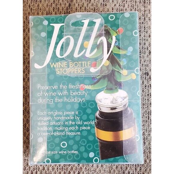 Art-glass Reindeer and Snowman Wine Bottle Stoppers LS Arts House Warming Gift - Picture 8 of 8